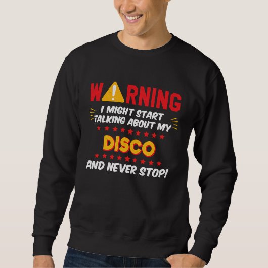 Disco 70s Dance Music Joke Graphic Trui (Voorkant)