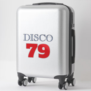 Disco 79 Pop Art Muziek Entertainment Retro Sticker
