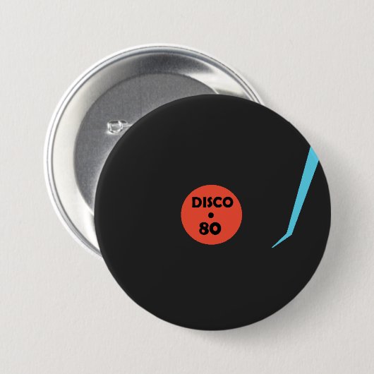 Disco 80 Dance Button (Voorkant /achterkant)