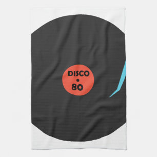 Disco 80 - Retro Party - White Theedoek