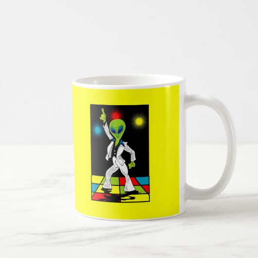 Disco Alien Koffiemok (Rechts)