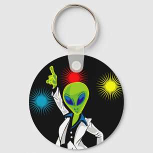 Disco Alien Sleutelhanger