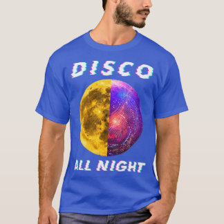 Disco All Night Mirror bal Retro voor T-shirt