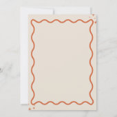 Disco Baby Retro Groovy Disco Baby shower Kaart (Achterkant)