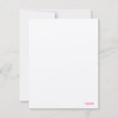 Disco Bachelorette Dansans Meisjes Metallic Kaart (Achterkant)