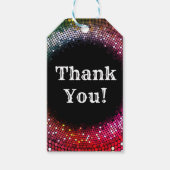 disco bal dank je label cadeaulabel (Voorkant)