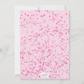 Disco Bal Dans Roze Bedankkaart (Achterkant)