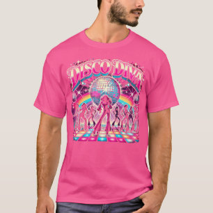 Disco Bal Disco Diva Koningin 70S Dansen T-shirt