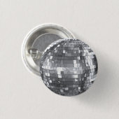 Disco Bal Feest Bruidsfeest Verjaardag Pret Ronde Button 3,2 Cm (Voorkant /achterkant)