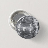 Disco Bal Feest Bruidsmeisje Verjaardag Pret Ronde Button 3,2 Cm (Voorkant /achterkant)