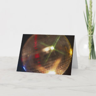disco bal feestdagen kaart