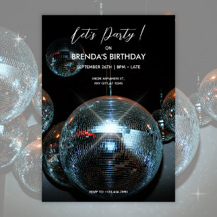 Disco bal Lichten Feest Kaart