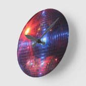 Disco-bal met laserbalken ronde klok (Hoek)