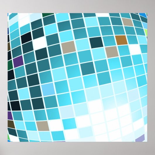 Disco Bal Poster (Voorkant)
