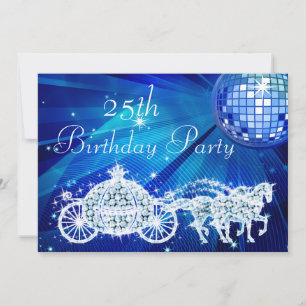 Disco Bal, Prinsessen Koets & Paarden 25e Verjaard Kaart