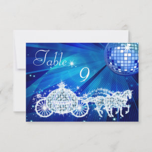 Disco Bal, Prinsessen Koets & Paarden Dubbelzijdig Kaart