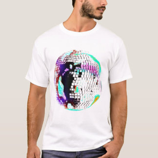 Disco Bal Retro Neon Jaren 70 80 T-Shirt