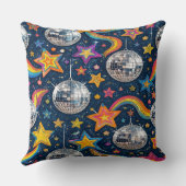 Disco Bal Sterren Kussen (Achterkant)
