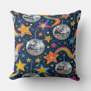 Disco Bal Sterren Kussen