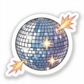 disco bal sticker (Voorkant)
