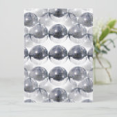 disco bal uitnodigingen (Staand voorkant)