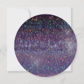 Disco BALL, 70's disco Dance verjaardagsfeestje Kaart (Achterkant)