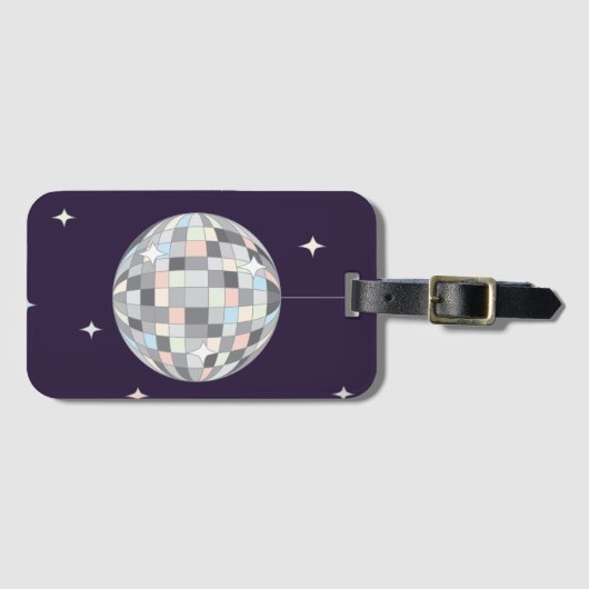 Disco Ball - Bagagelabel (Voorkant (horizontaal))