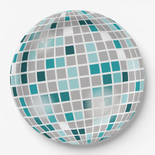 Disco Ball Birthday Party Paper Borden Papieren Bordje