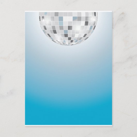 Disco Ball Briefkaart (Voorkant)
