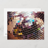 Disco Ball Briefkaart (Voorkant / Achterkant)