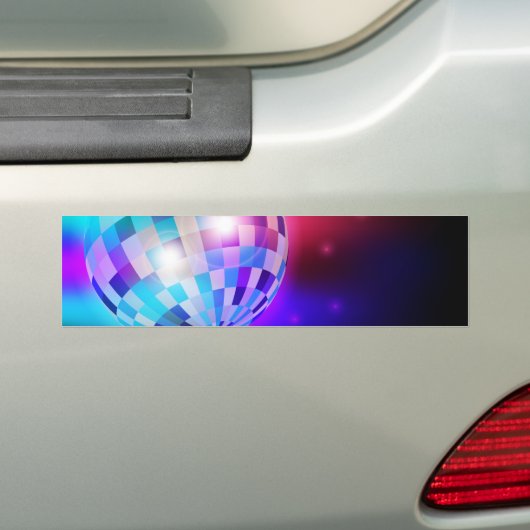 Disco Ball Bumpersticker (Op auto)