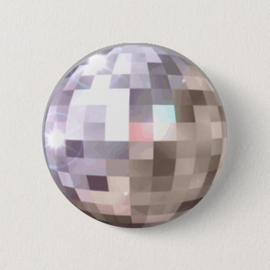 DISCO BALL-Button Ronde Button 5,7 Cm (Voorkant)