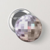 DISCO BALL-Button Ronde Button 5,7 Cm (Voorkant /achterkant)