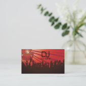 Disco Ball - Carte de visite DJ (Debout devant)