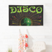 Disco Ball Dance Party Retro 70s Event Spandoek (Insitu)