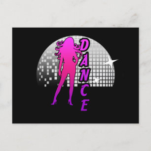 Disco Ball Dancer. Briefkaart