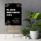 Disco Ball Dans Son Affiche de bienvenue D'Anniver