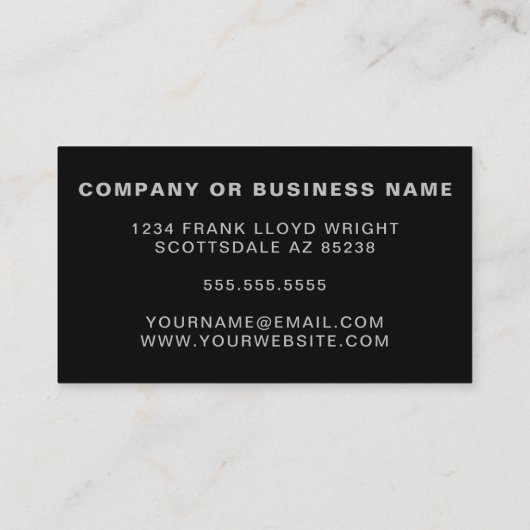  Disco Ball DJ Of Party Planner Visitekaartje (Achterkant)