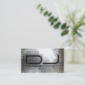 Disco Ball Dj Visitekaartje (Staand voorkant)