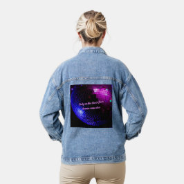 Disco Ball Dreams Denim Jacket