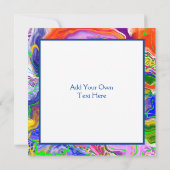 Disco Ball Electricity Fluid Art (Achterkant)