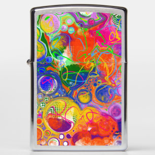 Disco Ball Electricity Fluid Art