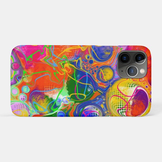 Disco Ball Electricity Fluid Art Case-Mate iPhone Case (Achterkant (horizontaal))