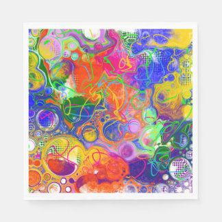 Disco Ball Electricity Fluid Art Servet