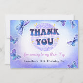 Disco Ball Eras Carte de remerciements d'anniversa (Devant)