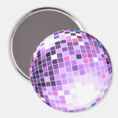 Disco Ball, glitter Ball of mirror ball Magneet (Voorkant / Achterkant)