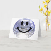 Disco Ball Kaart (Gele Bloem)
