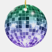 Disco Ball Keramisch Ornament (Achterkant)
