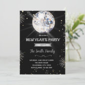 Disco Ball New Year's Eve invitation (Debout devant)