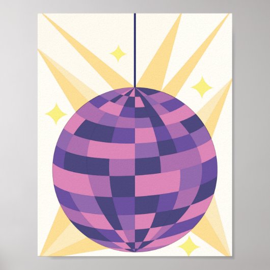 Disco Ball Poster (Voorkant)